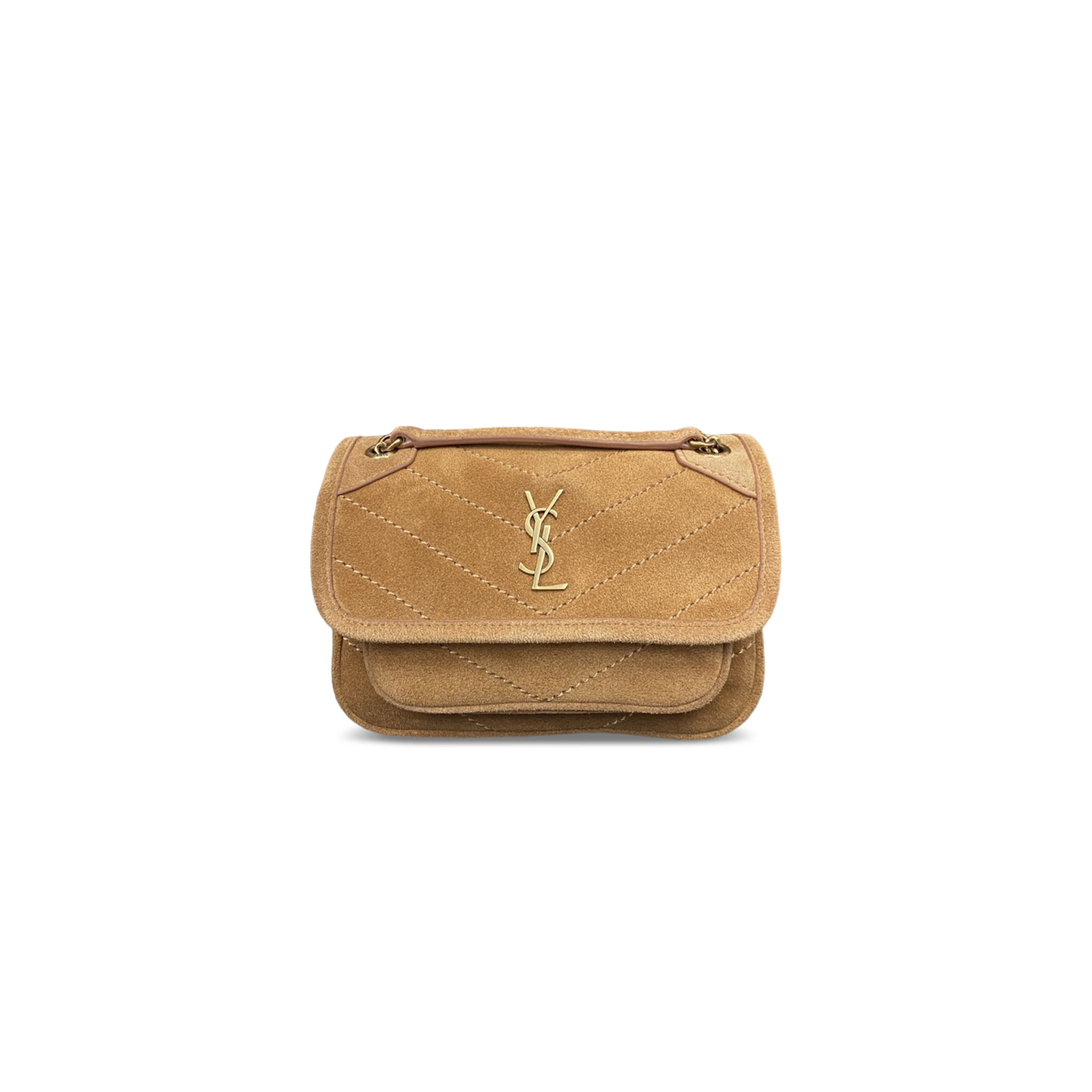 YSL NIKI MINI IN SUEDE 828736 (18*12.5*5cm)